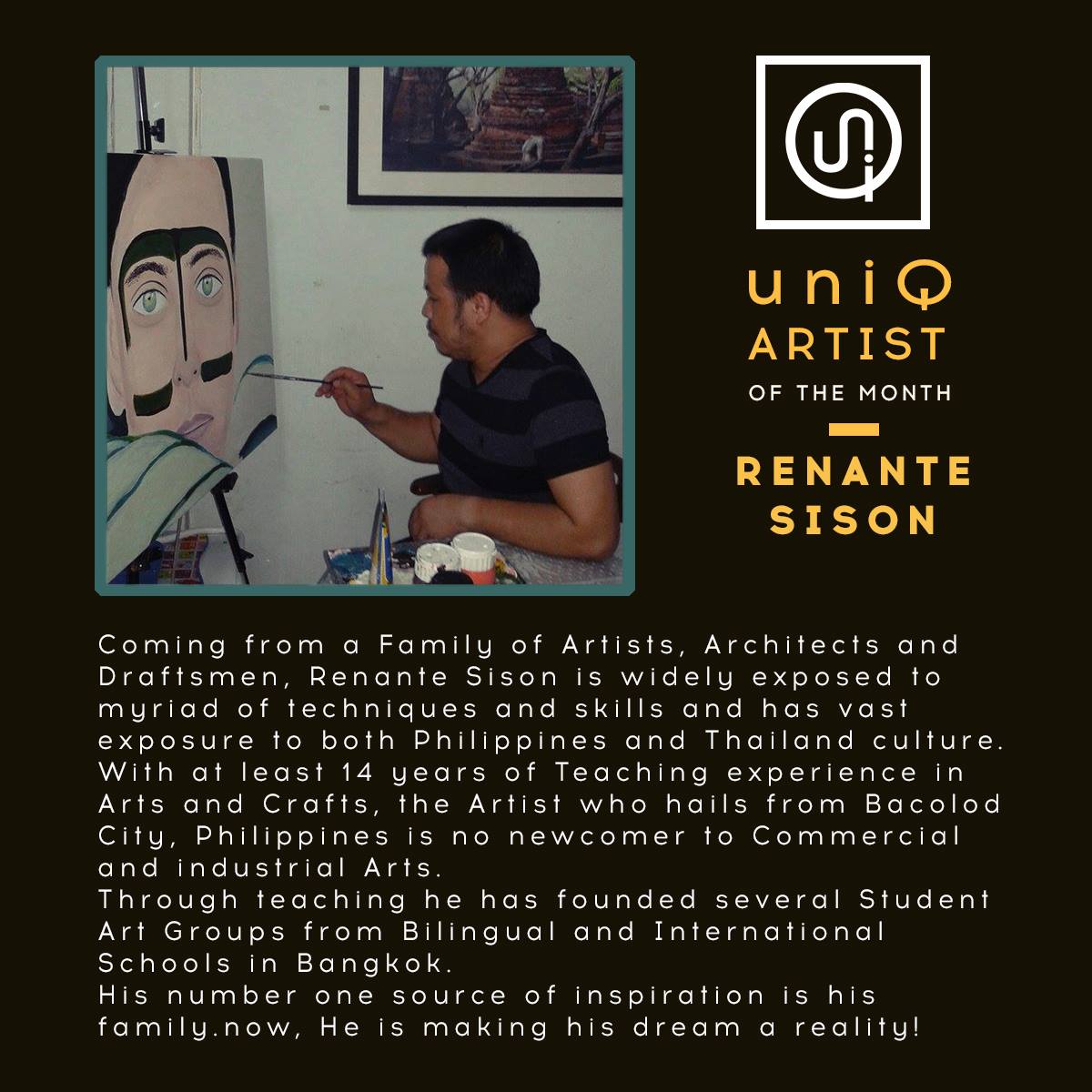 Renante Sison - Artist of the Month