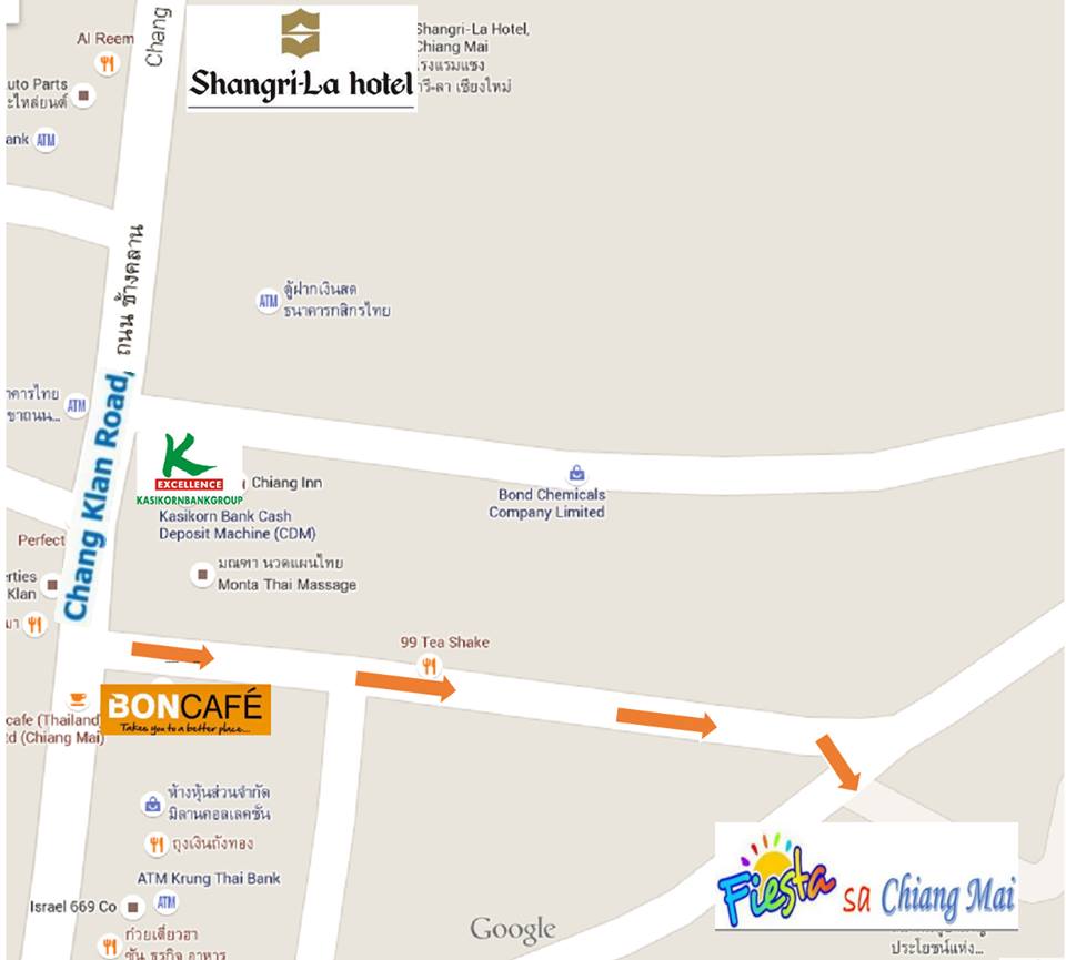 fiesta sa chiang mai map