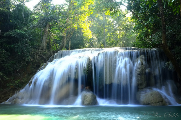 pinoy thaiyo erawan waterfall Wung Macha alex salde