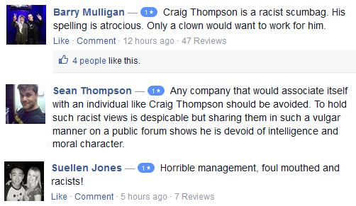 reviews on craigs pages