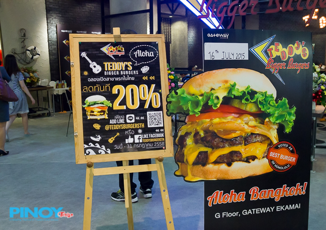 Teddy's Bigger Burgers in Bangkok