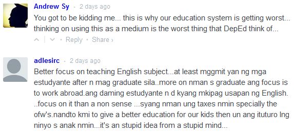 reactions to DepEd gay lingo to classroom 3