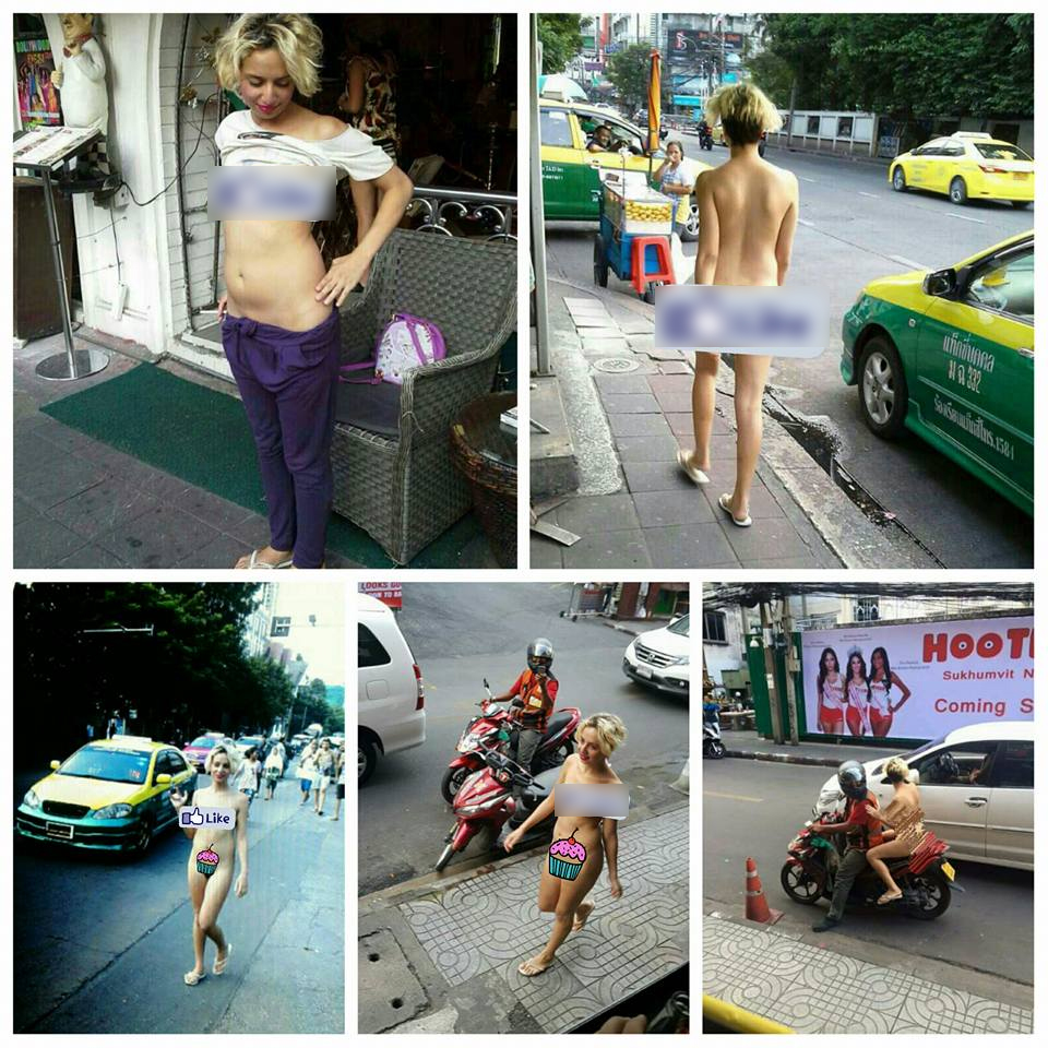 naked woman in Nana street